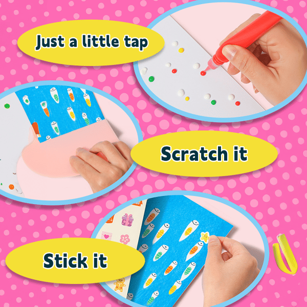 Sale - 50% OFF -DIY Rainbow Scratch Art Kit, Scratches Art for Kids