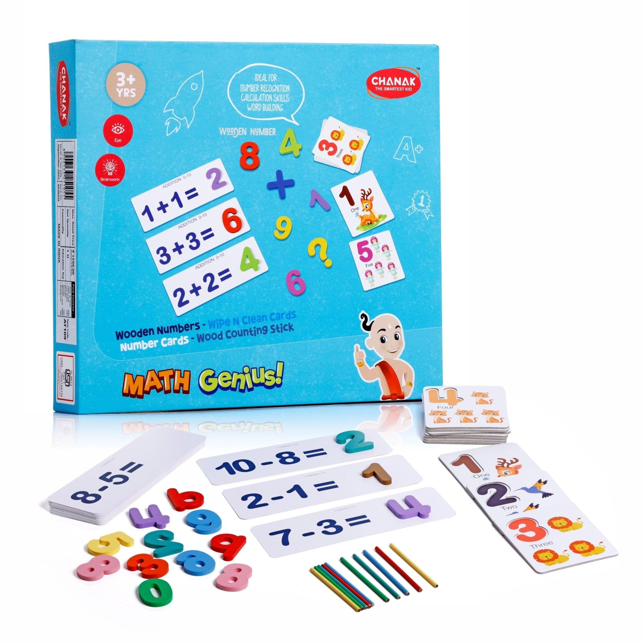 Math Genius for Kids - Educational Math Card game – 21Gadget.in