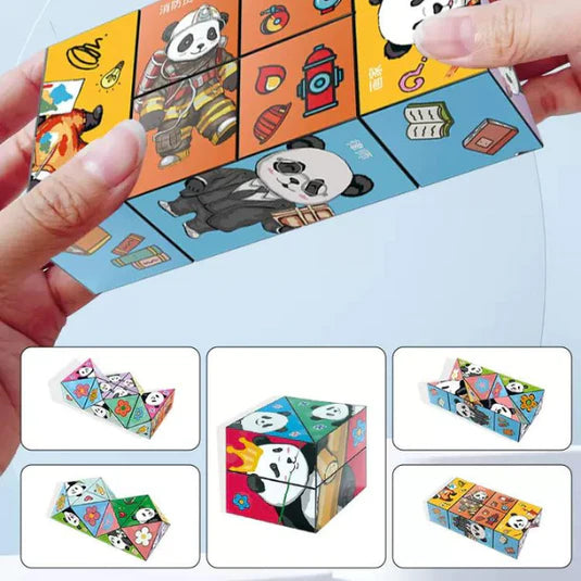 ✨Magic Cube For Kids - 3d Panda Cube🔥