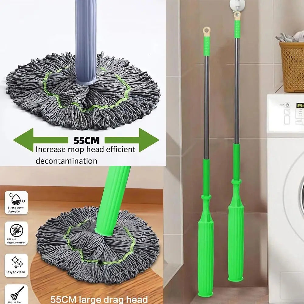 Self-Twisting Water Rotating Mop