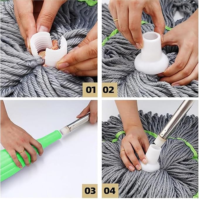 Self-Twisting Water Rotating Mop