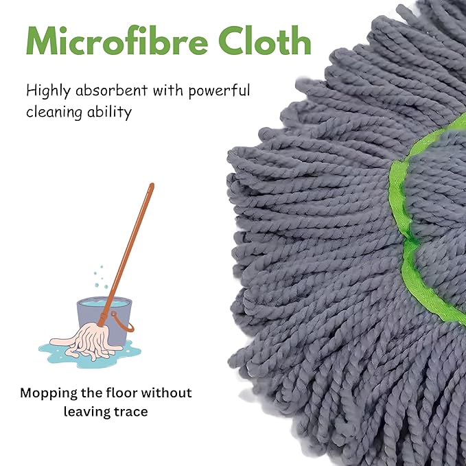 Self-Twisting Water Rotating Mop