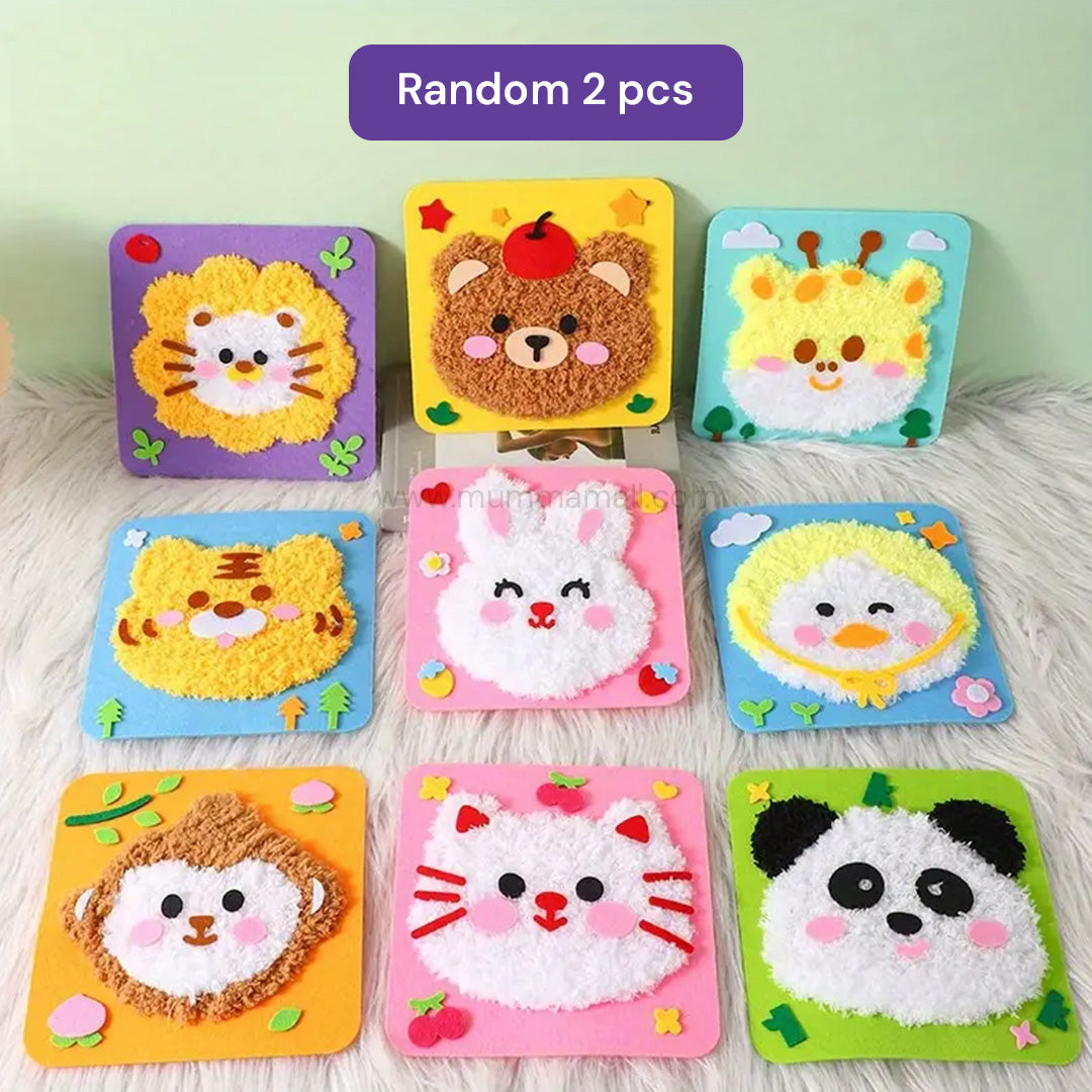 Needle Art Kit – DIY Creative Craft Set for Kids (Ages 3+) | Boosts Creativity, Focus & Hand-Eye Coordination (Buy 1 Get 1 FREE)