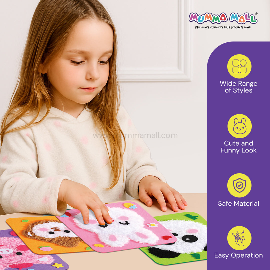Needle Art Kit – DIY Creative Craft Set for Kids (Ages 3+) | Boosts Creativity, Focus & Hand-Eye Coordination (Buy 1 Get 1 FREE)