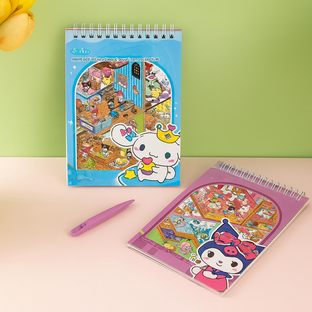 DIY 3D Sanrio Cartoon Stickers – Fun Craft Kit for Kids & Return Gifts (Pack of 4)
