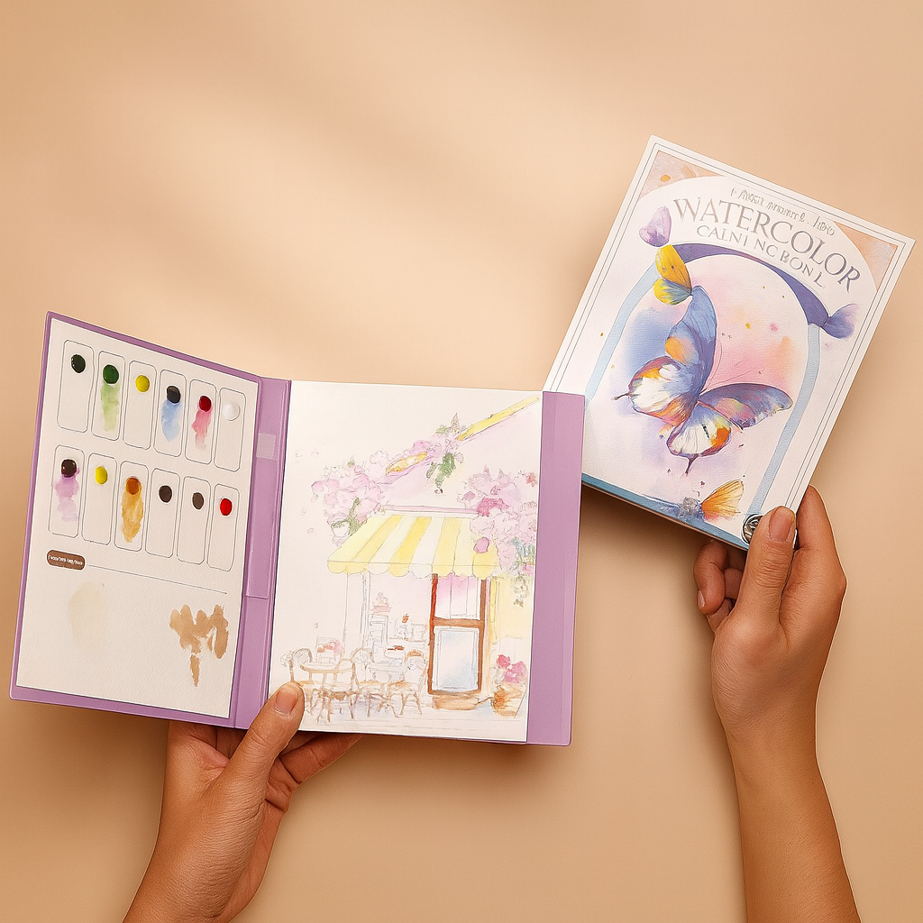 Reusable Magic Water Coloring Book – Butterfly Theme | Mess-Free, Travel-Friendly, A4, 12–16 Reusable Pages