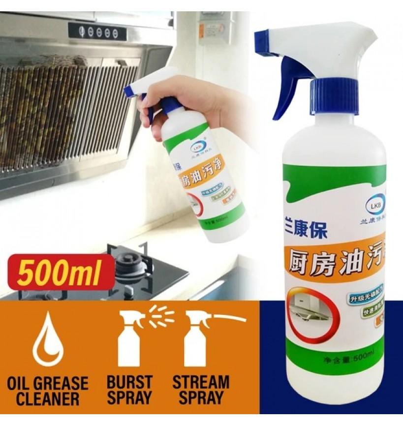 Kitchen Degreaser Cleaner | Non Corrosive | Multipurpose Product - Removes Oil Grease Food Stains / Kitchen Cleaner / Chimney Stove Grill / Kitchen Slab / Tiles / Floor / Sink Cleaner Liquid PH Neutral by Scrubit - (500ml Pack)