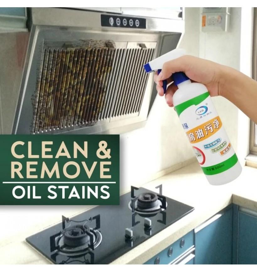 Kitchen Degreaser Cleaner | Non Corrosive | Multipurpose Product - Removes Oil Grease Food Stains / Kitchen Cleaner / Chimney Stove Grill / Kitchen Slab / Tiles / Floor / Sink Cleaner Liquid PH Neutral by Scrubit - (500ml Pack)