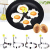 Stainless Steel (4pcs-Set) Omelets Pancake Egg Ring Mold Cake