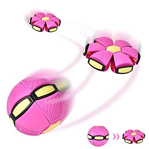 Ball Interactive Flying Saucer Toy Pet Training Other Outdoor Magic Game with Super Lighting Play for Fun Family Toys Air Hover Football Shock Proof