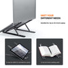 Foldable Laptop Stand With Built-in Foldable Legs Multiple Height Adjustments