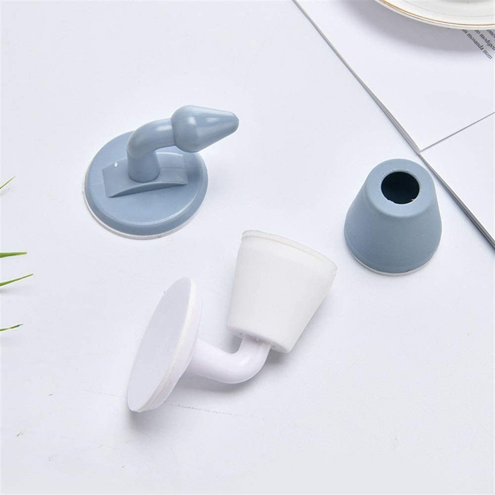 Double-Sided Self Adhesive Silicone Door Stopper (Pack of 1)