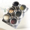 Load image into Gallery viewer, Magnetic Stainless Steel Spice Rack (Set of 6)