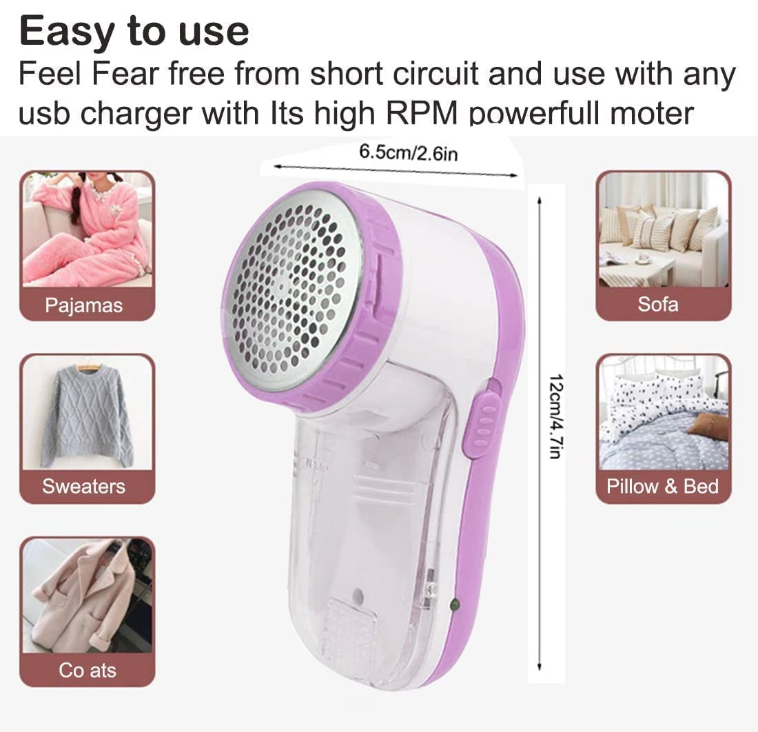 Lint Fabric Shaver Remover for Clothes Woolen Sweaters Blankets Jackets Carpets USB wired