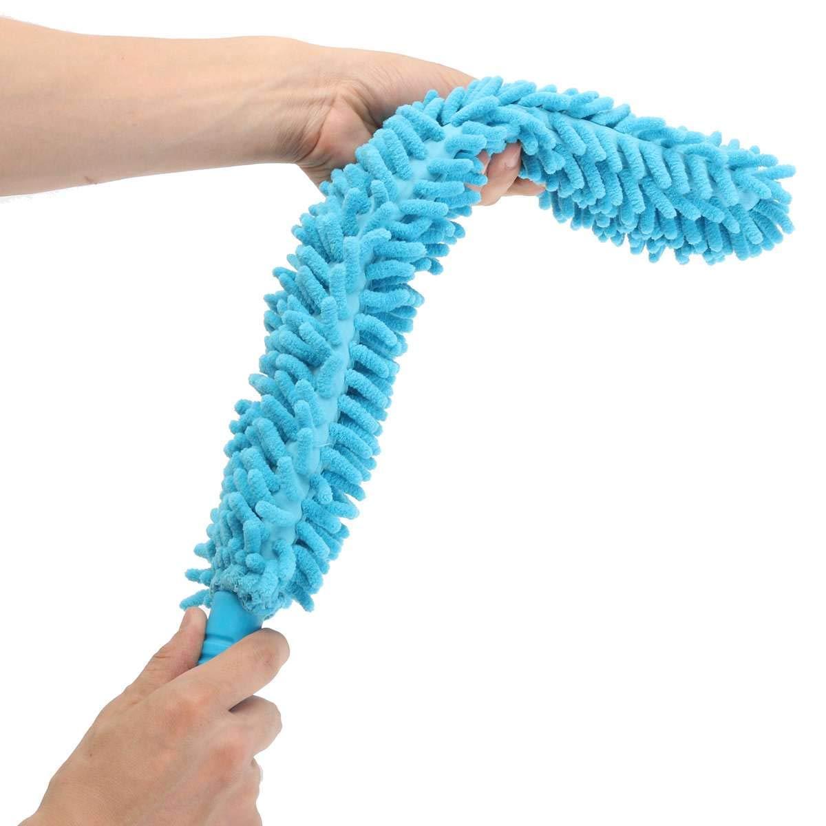 Fan Duster - Flexible Microfiber Cleaning Duster with Extendable Rod