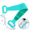 Silicone Bath Body Brush, 70cm Length Exfoliating Silicone Body Back Scrubber Belt for Men Women