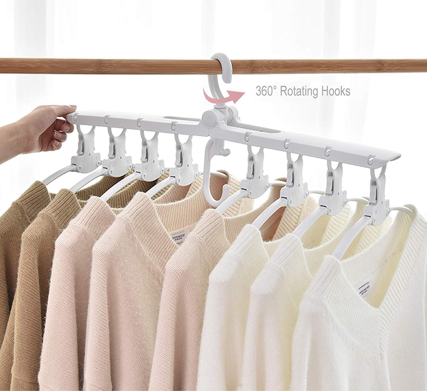 360 Hooks Clothing Hangers Space Saving Dress Hangers