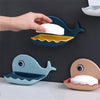 Load image into Gallery viewer, Wall Mounted Whale Shaped Soap Holder Shower Drain Soap Box