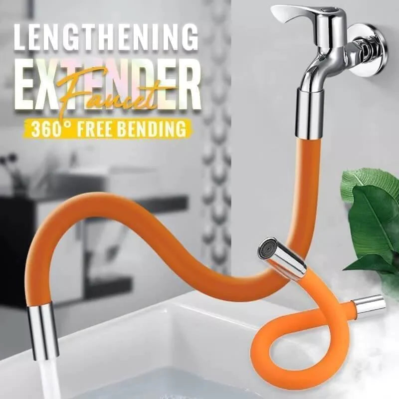 BUY NOW - 360 Degree Adjustable Faucet- Foaming Extension Tube / Sink Drain Extension Tube Faucet Lengthening Extender for Bathroom or Kitchen